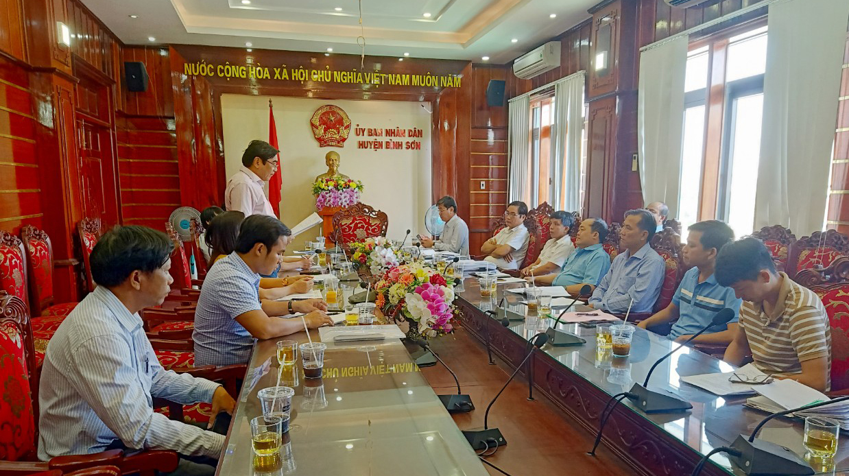 Triển khai công tác thanh tra tại UBND huyện Bình Sơn