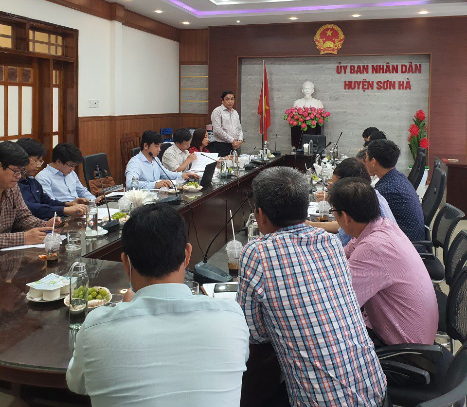 Kiểm tra định kỳ công tác quản lý nhà nước lĩnh vực Xây dựng tại huyện Sơn Hà