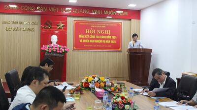 Hội nghị Tổng kết công tác đảng năm 2024 và triển khai nhiệm vụ năm 2025