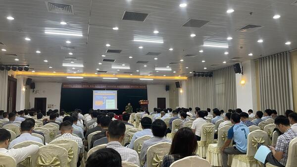 Tập huấn về thiết kế phòng cháy và chữa cháy cho nhà và công trình năm 2025 cho hơn 250 học viên các đơn vị trực thuộc tỉnh Quảng Ngãi