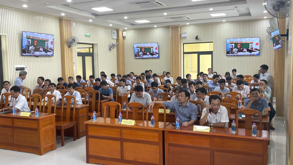 Tổ chức điểm cầu trực tuyến Hội nghị quán triệt, triển khai và tập huấn chuyên sâu Luật PCCC&CNCH và các văn bản quy định chi tiết thi hành Luật PCCC&CNCH thuộc phạm vi quản lý của Bộ Xây dựng