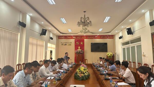 Làm việc với Đoàn công tác của Bộ Xây dựng về công tác quản lý hoạt động vận tải và bảo đảm an toàn giao thông tại tỉnh Quảng Ngãi