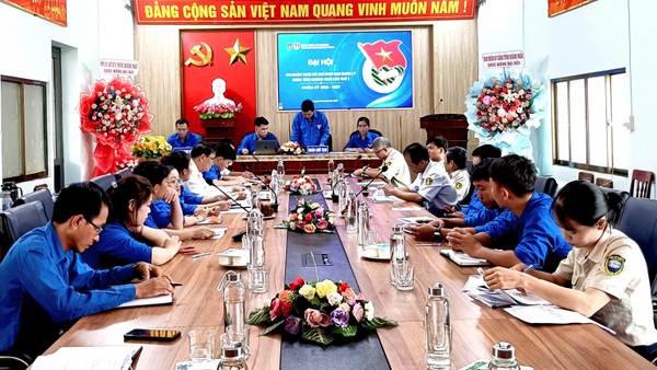 Tổ chức thành công Đại hội chi đoàn thanh niên Ban Quản lý cảng tỉnh Quảng Ngãi lần thứ I, nhiệm kỳ 2025 - 2027
