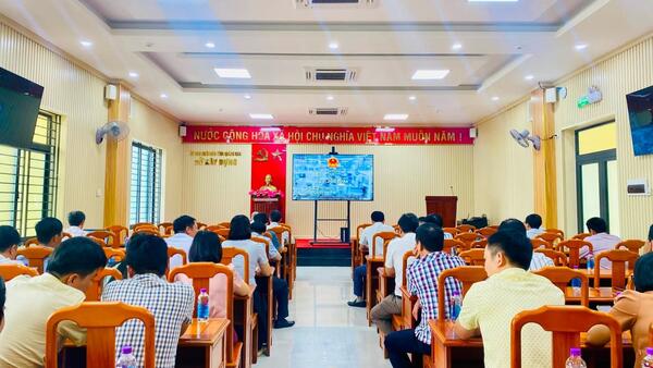 ĐẢNG ỦY SỞ XÂY DỰNG THAM DỰ HỘI NGHỊ TRỰC TUYẾN TOÀN QUỐC NGHIÊN CỨU, HỌC TẬP, QUÁN TRIỆT VÀ TRIỂN KHAI THỰC HIỆN NGHỊ QUYẾT SỐ 10-NQ/TW CỦA BỘ CHÍNH TRỊ