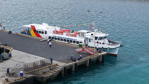 TÀU CAO TỐC AN VĨNH EXPRESS 01 THAM GIA KHAI THÁC TUYẾN SA KỲ - LÝ SƠN
